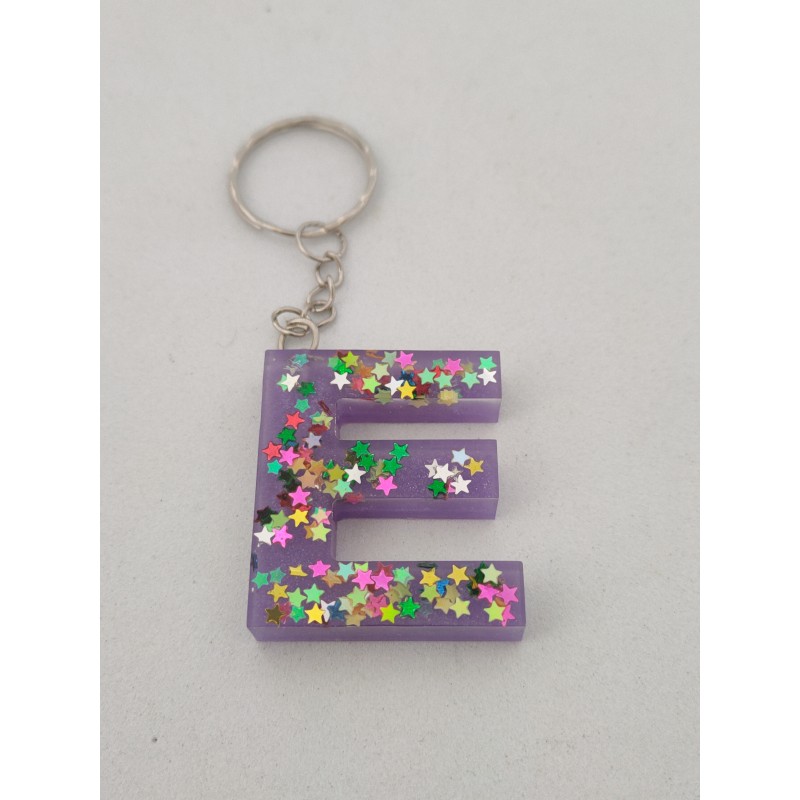 Porte clés lettre E