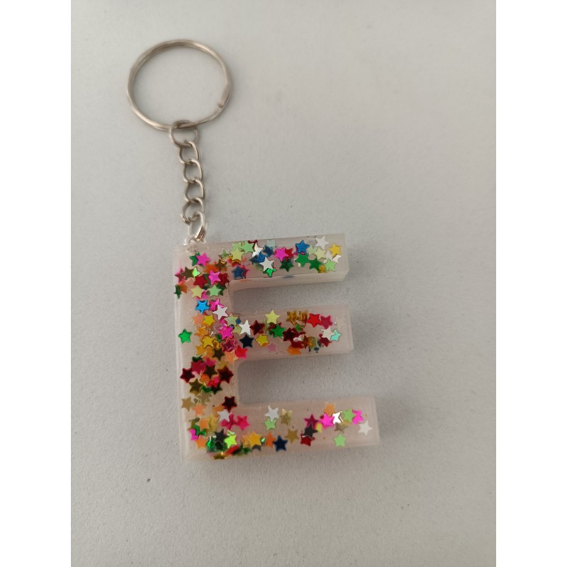 Porte clés lettre E