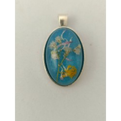 Pendentif ovale cabochon (...